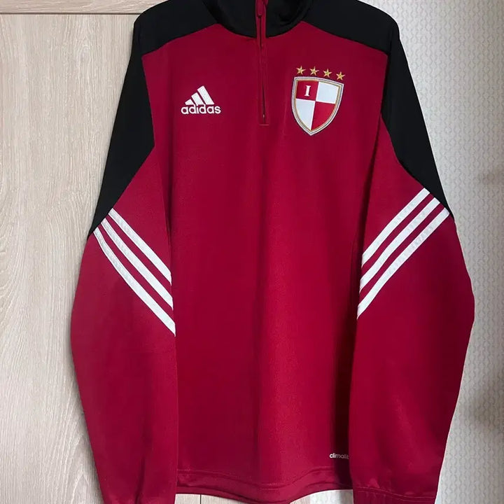 [BUNJANG] Adidas Busan IPARK Red Half-Zip Training Jersey K League Football / 아디다스 부산아이파크 레드 반집업 트레이닝 져지 k리그 축구