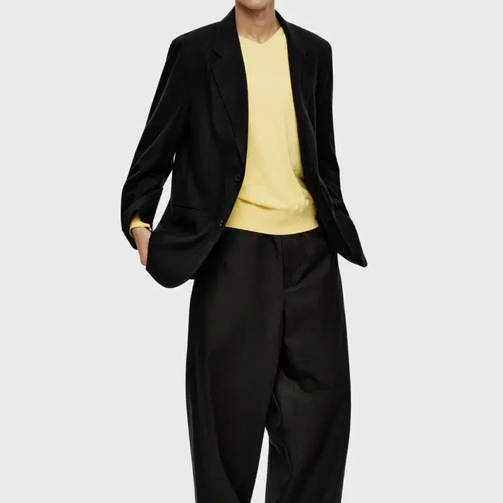 [BUNJANG] Youth Silk Tailored Blazer Jacket / 유스 실크넵 테일러드 블레이저 자켓