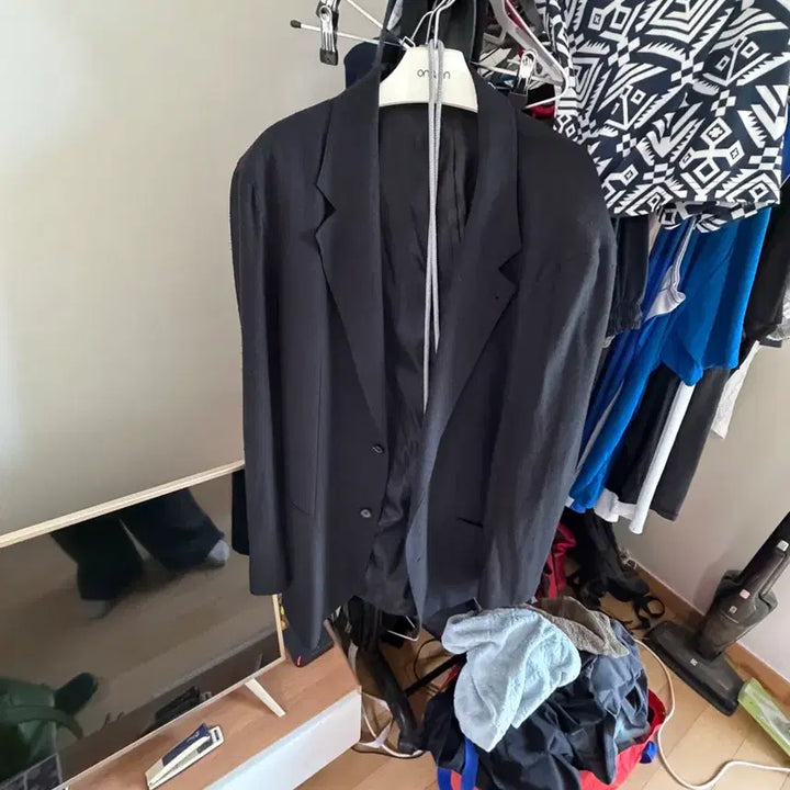 [BUNJANG] Youth Silk Tailored Blazer Jacket / 유스 실크넵 테일러드 블레이저 자켓