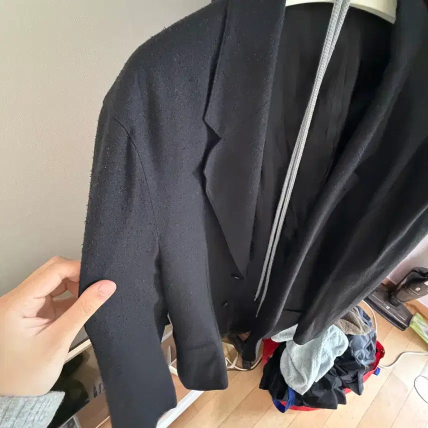[BUNJANG] Youth Silk Tailored Blazer Jacket / 유스 실크넵 테일러드 블레이저 자켓