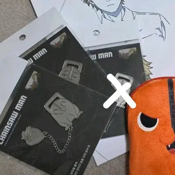 [BUNJANG] Chainsaw Man MAPPA Popup Pin Badge / 체인소맨 Mappa 팝업 굿즈 핀뱃지