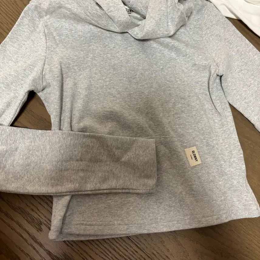 [BUNJANG] Glowny G Comfort Hoodie Light Gray/White / 글로니 g comfort hoodie 후드 연그레이, 화이트