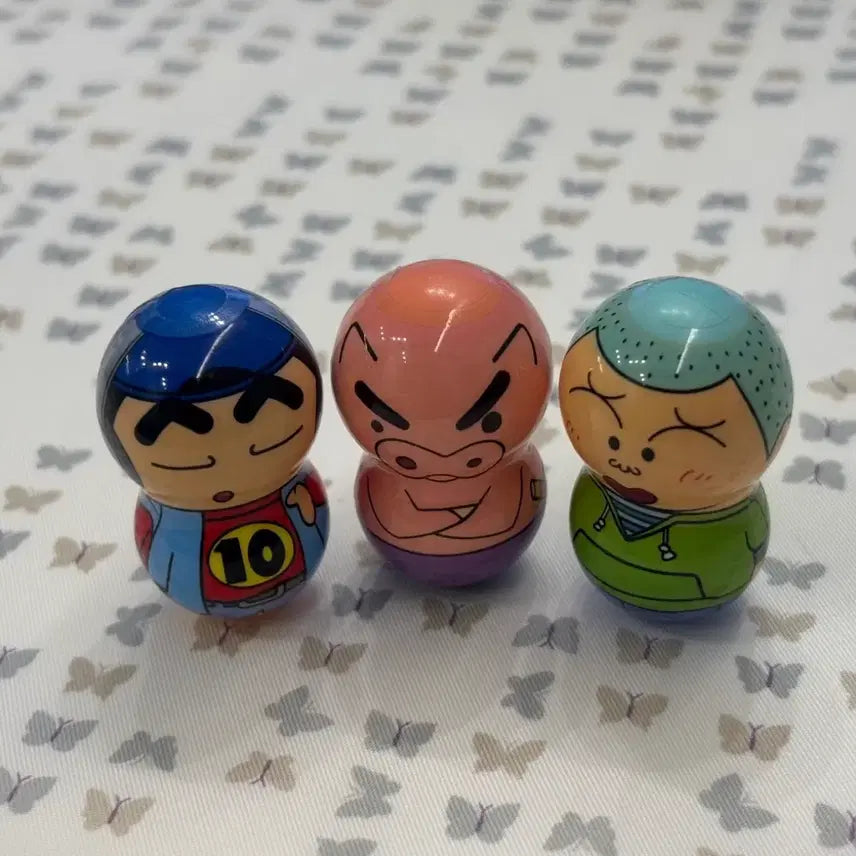 [BUNJANG] Crayon Shin-chan Wobble Figures Set of 3 / 짱구는 못말려 오뚝이 피규어 3종