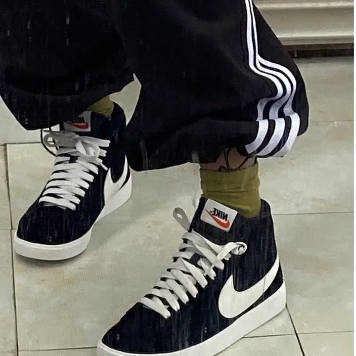 [BUNJANG] Nike Blazer Mid Black Suede Women&