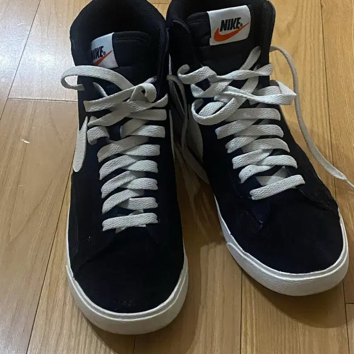 [BUNJANG] Nike Blazer Mid Black Suede Women&