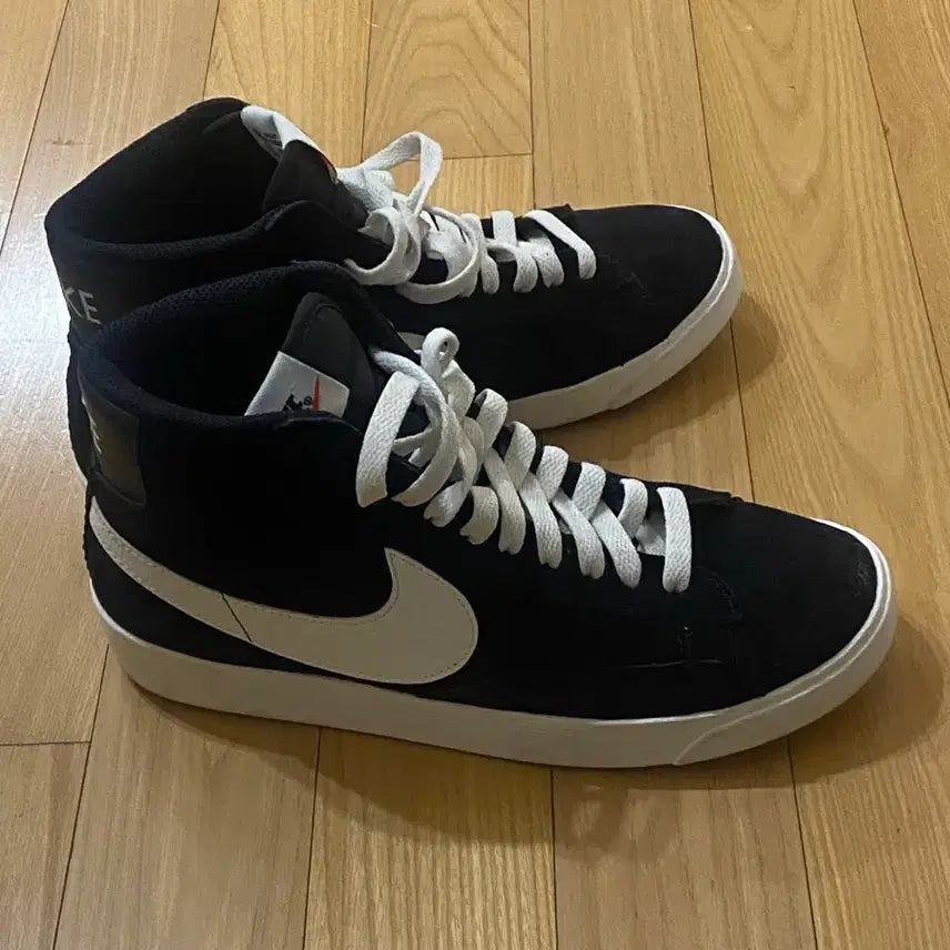 [BUNJANG] Nike Blazer Mid Black Suede Women&