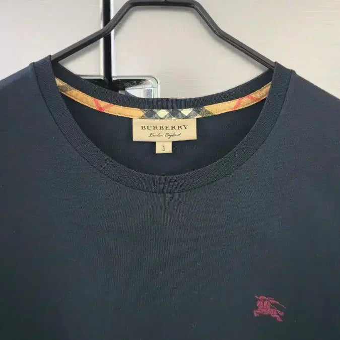[BUNJANG] Burberry Archive Embroidered Logo Short Sleeve T-shirt / [Burberry] 버버리 아카이브 자수 로고 반팔