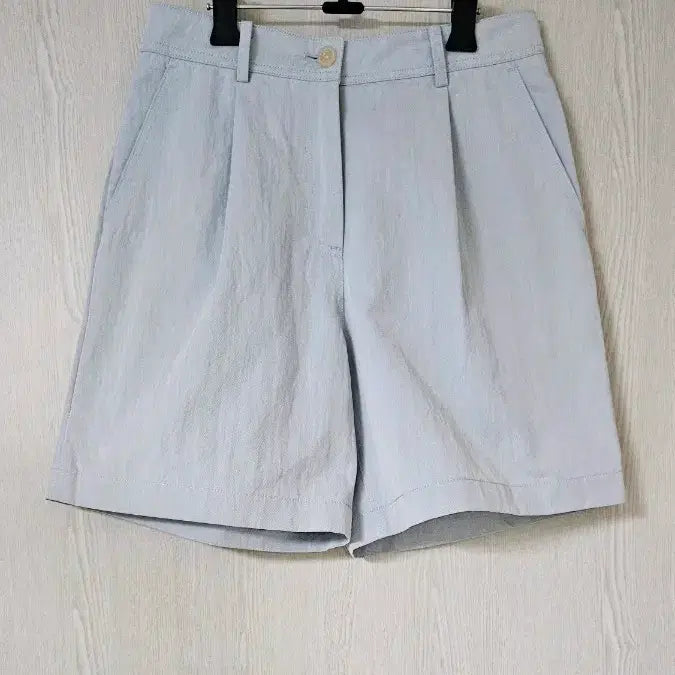 [SOLD OUT] M 핀턱반바지 스판 소라