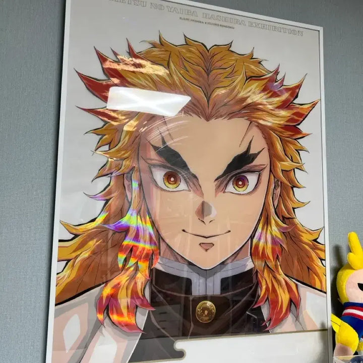 [BUNJANG] Kyojuro Rengoku Hashira Exhibition Poster (Demon Slayer) / 택포23.9 렌고쿠 쿄쥬로 하시라전 포스터 귀멸의칼날