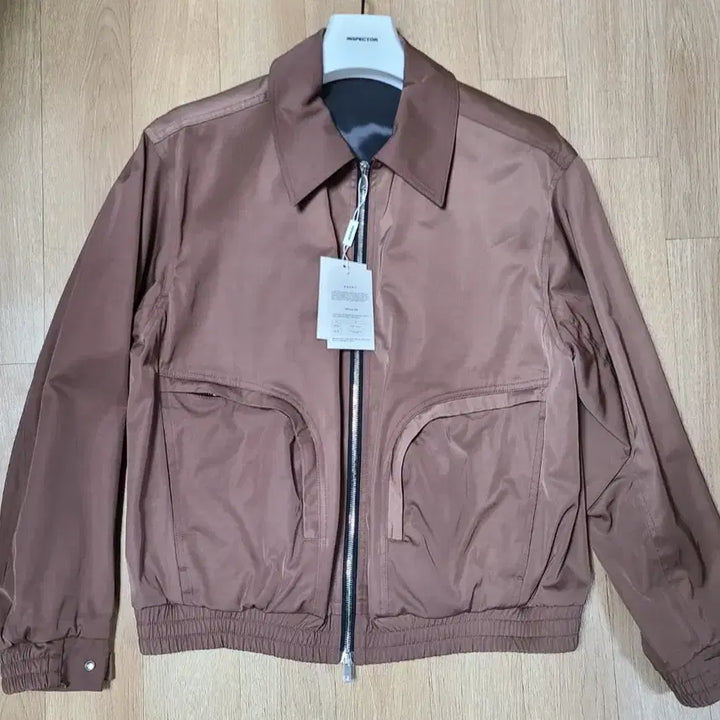 [BUNJANG] Inspector 610 Zipper Pocket Blouson Jacket - Brown / 인스펙터 610 지퍼 포켓 블루종 자켓 브라운
