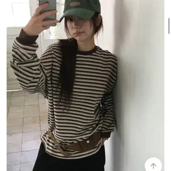 [BUNJANG] COIMU/DOUBLECON Stripe T-Shirt / 코이뮤/더블콩 스트라이프 티셔츠