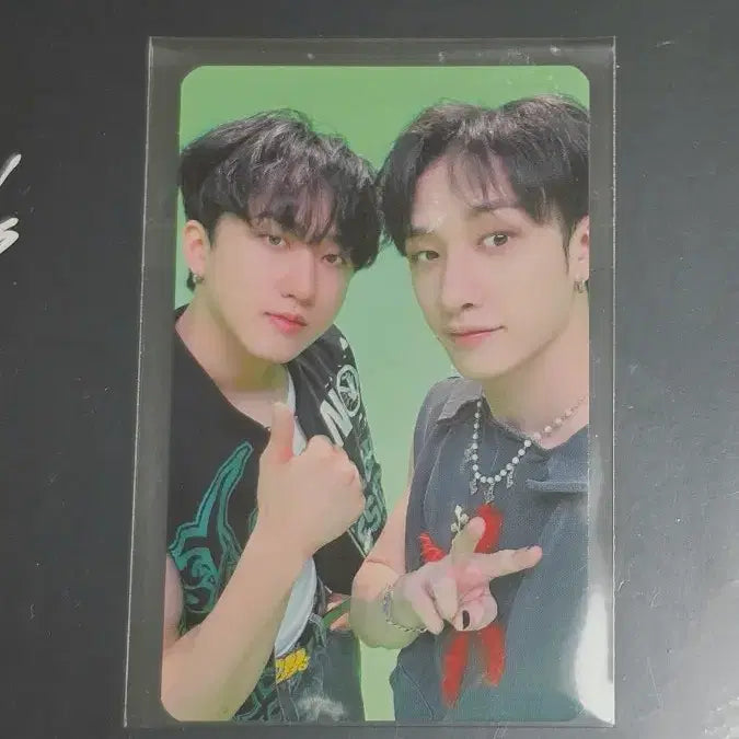 [BUNJANG] Stray Kids Bang Chan &amp; Changbin Unit POB Photocard / 스트레이키즈 소셜패스 FC반 특전 유닛 포토카드 방찬 창빈 빈방즈