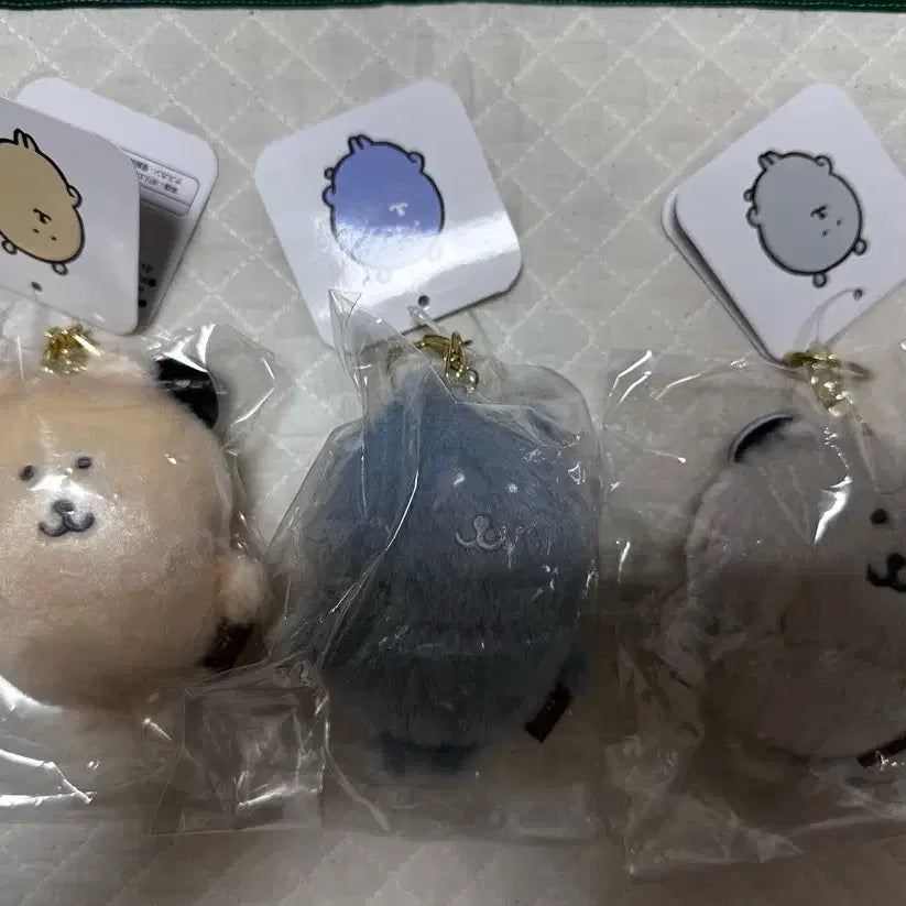 [BUNJANG] Nongdamgom Korean Limited Edition 3-Piece Bundle (Vanilla, Cool Gray, Blue Gray) / 농담곰 한국 한정 바닐라 블루그레이 쿨그레이 3종 일괄 판매