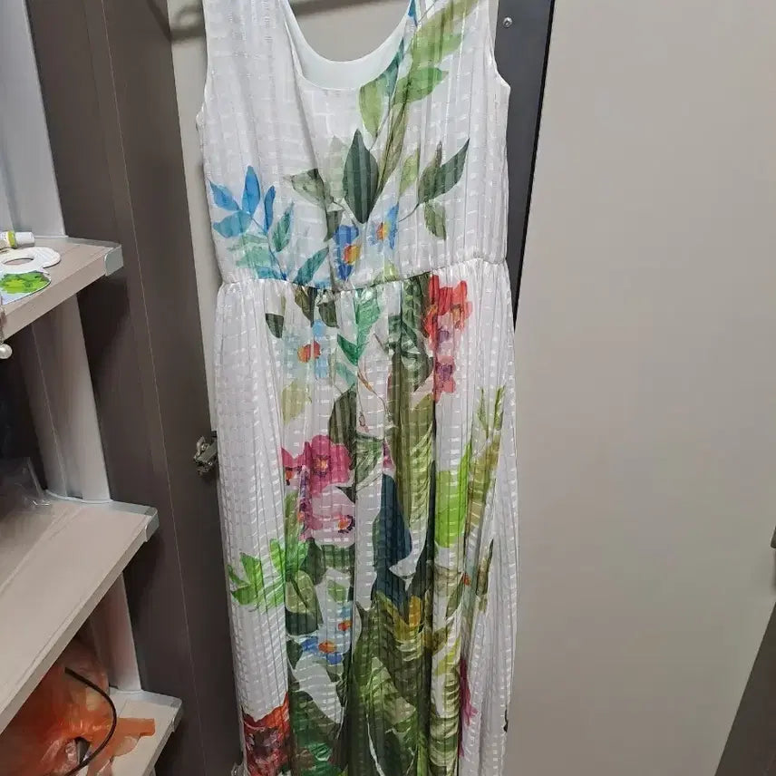 [BUNJANG] Lenibon Flower Pattern Long Dress Size 54 / 레니본원피스54