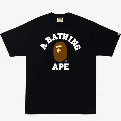 [BUNJANG] A Bathing Ape Black T-Shirt XXL / 정품 A Bathing Ape 베이프 블랙 반팔 티셔츠 XXL 무료배송
