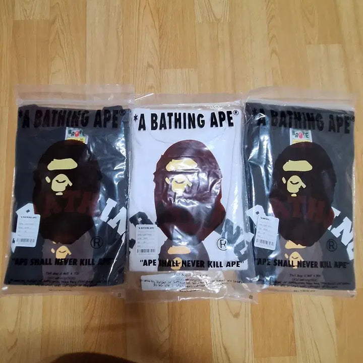 [BUNJANG] A Bathing Ape Black T-Shirt XXL / 정품 A Bathing Ape 베이프 블랙 반팔 티셔츠 XXL 무료배송