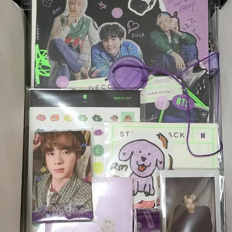 [BUNJANG] BTS (Bangtan Sonyeondan) Deco Kit Bundle Set (Mint Condition) / (택포)BTS 방탄소년단 데코키트_(마테 1개빼고)풀박