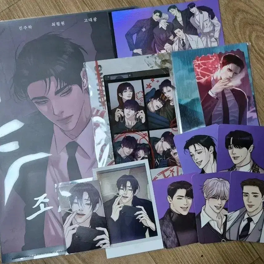 [BUNJANG] Jo Gae So Nyeon Mo-Fun Noir Set + REBORN Studio Pack Film + Photocard Bundle Set / 조개소년 모펀 느와르 세트 레봄 스튜디오팩 필름 포카 일괄