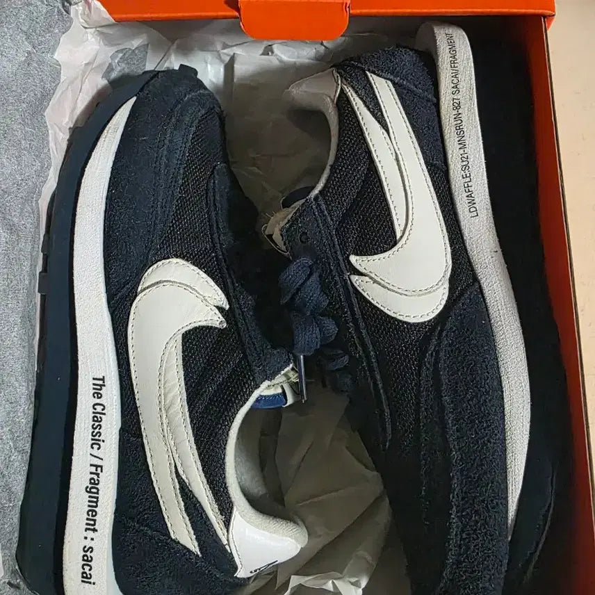 [BUNJANG] Nike x Sacai x Fragment LDWaffle Blackened Blue (265mm) / 나이키 x 사카이 x 프라그먼트 LD와플 블랙큰드 블루 265mm