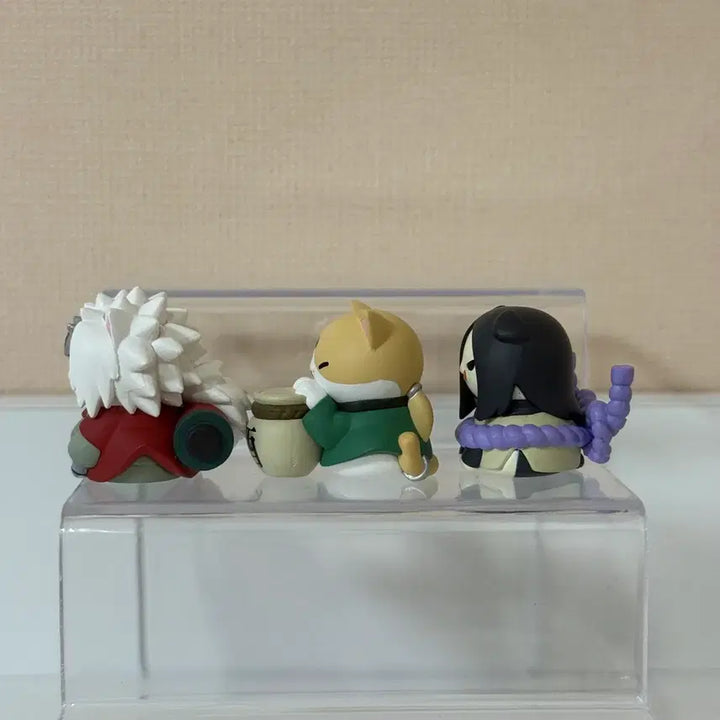 [SOLD OUT] 나루토 냐루토 메가캣 전설의 3닌 지라이야 츠나데 오로치마루 피규어 세트
