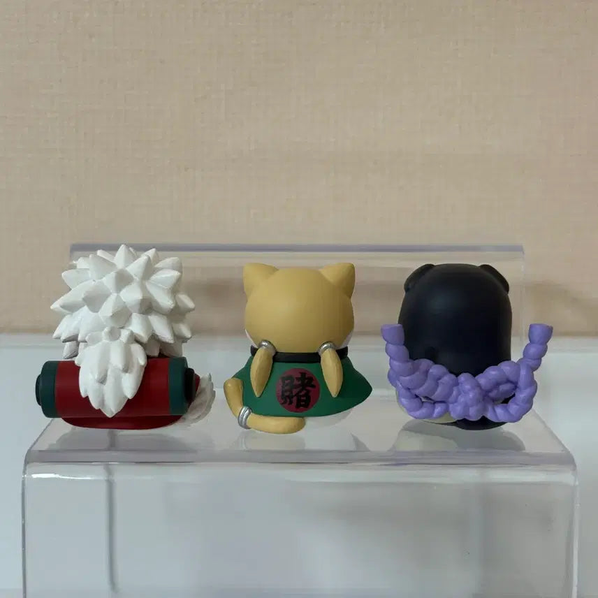 [SOLD OUT] 나루토 냐루토 메가캣 전설의 3닌 지라이야 츠나데 오로치마루 피규어 세트