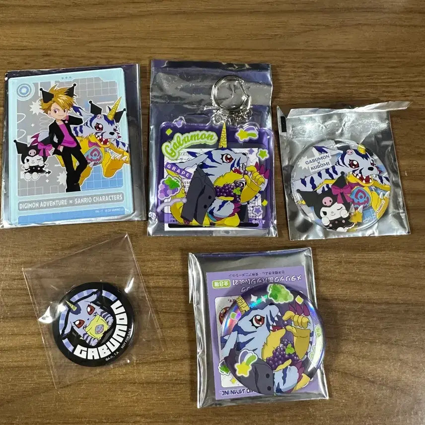 [BUNJANG] Digimon Adventure Patamon/Matt 캔뱃지/Acrylic Keyring/Acrylic Card Bundle Set / 디지몬 어드벤쳐 파피몬/매튜 캔뱃지/아크릴키링/아크릴카드 일괄