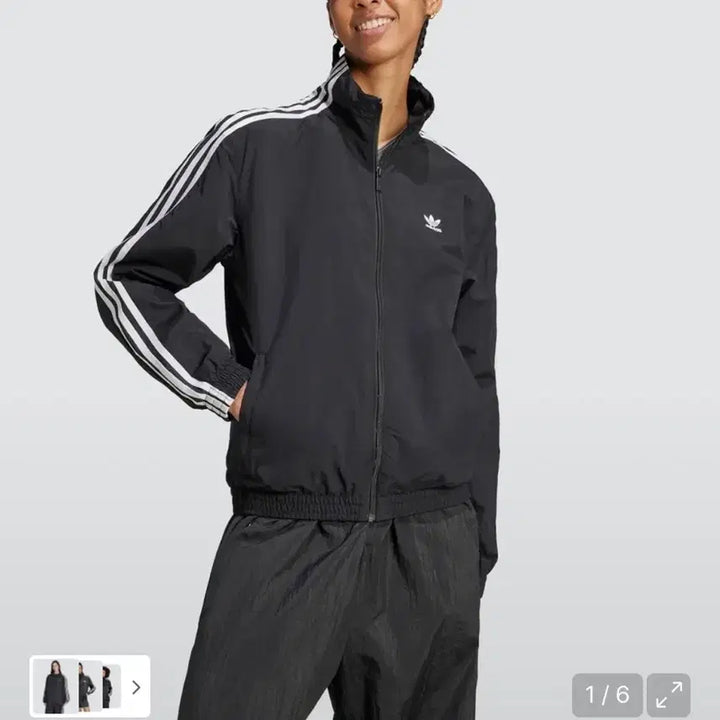 [BUNJANG] Adidas Originals Black Track Top M / 아디다스 오리지널스 트랙탑 블랙 M