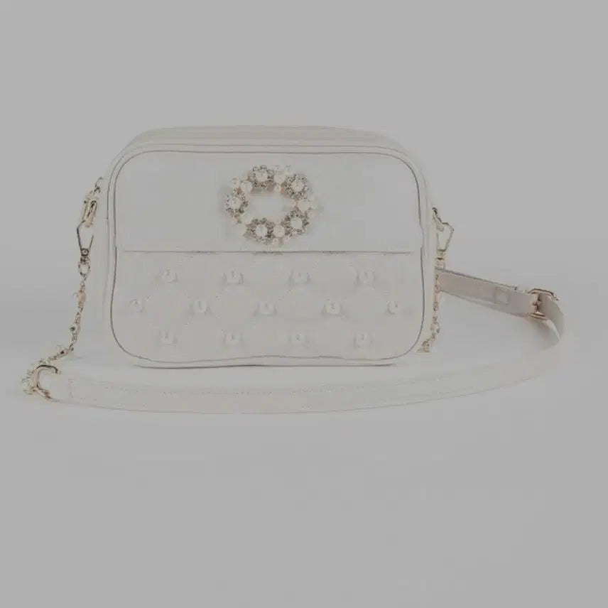 [BUNJANG] Evelyn Bijou White Handbag / 급전!!) 에블린 Evelyn 비쥬 양지뢰 스나계 화이트 가방