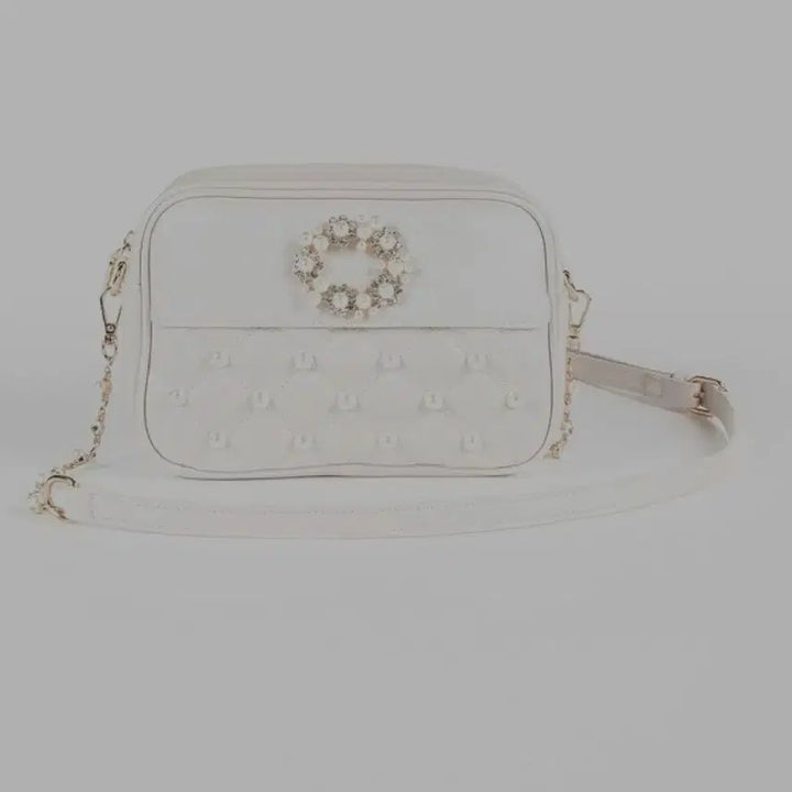 [BUNJANG] Evelyn Bijou White Handbag / 급전!!) 에블린 Evelyn 비쥬 양지뢰 스나계 화이트 가방