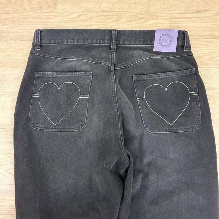 [BUNJANG] carne bollente Black Denim Pants 32 / carne bollente 블랙 데님 팬츠 32