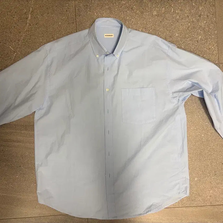 [BUNJANG] Slick &amp; Easy Slick Shirt Light Blue / 슬릭앤이지 슬릭 셔츠 라이트블루