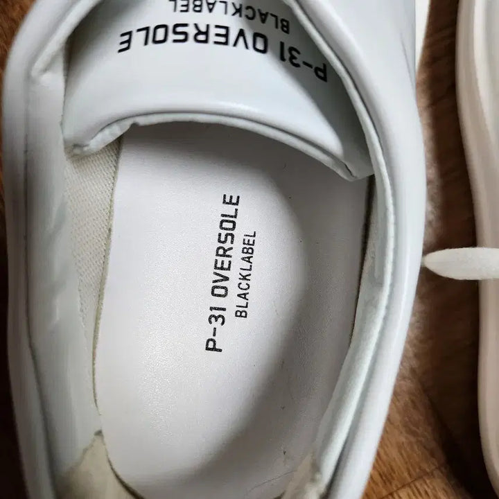[BUNJANG] P-31 Oversole Black Label Sneakers / P-31오버솔 블랙라벨35/230키높이 5.5센티<속굽>