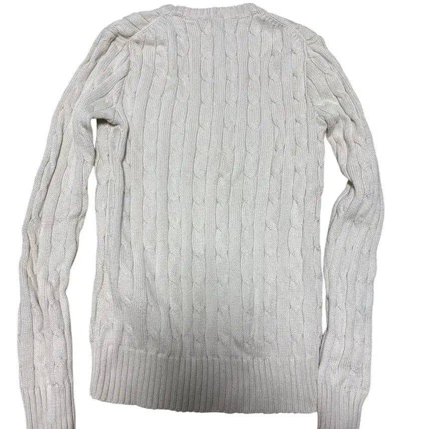[BUNJANG] Polo Ralph Lauren Cable Knit Crewneck Sweater / 폴로 랄프로렌 케이블 니트