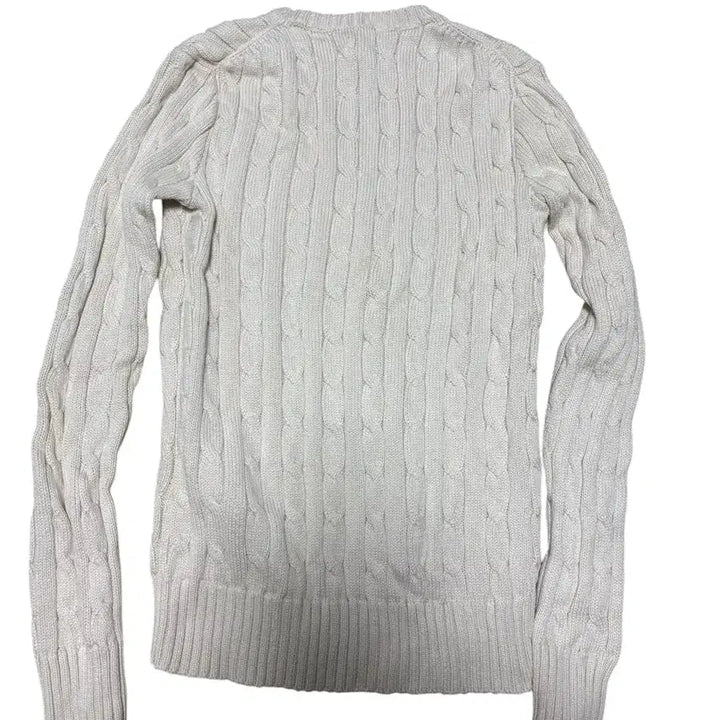 [BUNJANG] Polo Ralph Lauren Cable Knit Crewneck Sweater / 폴로 랄프로렌 케이블 니트