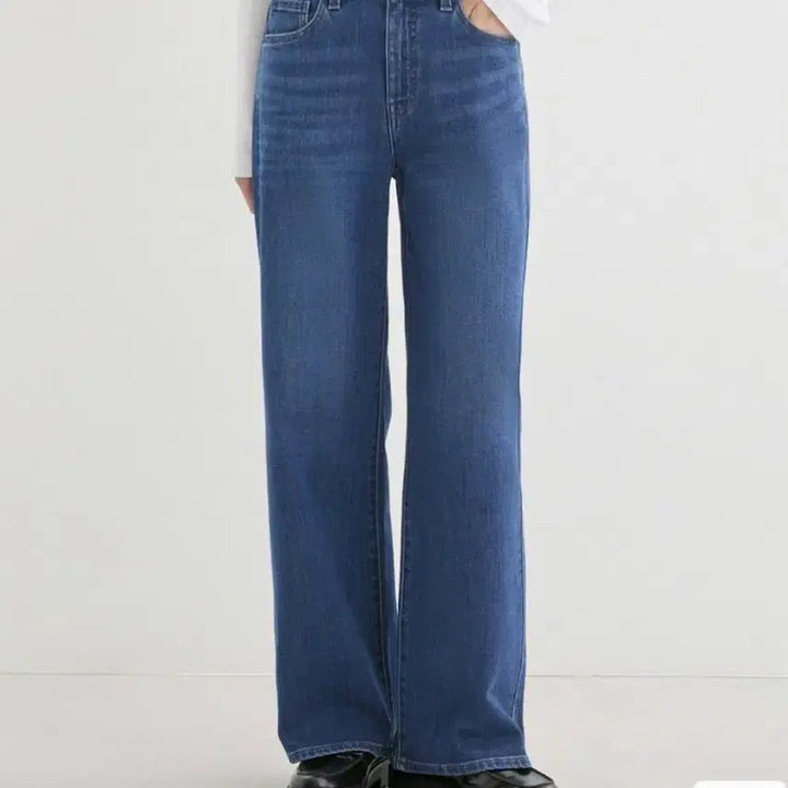 [BUNJANG] Guess DBL Dark Blue Wide Jeans / 게스 와이드 DBL 다크블루 청바지