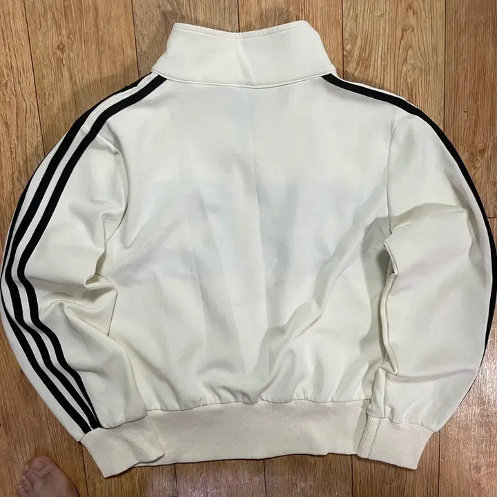 [BUNJANG] Adidas Track Top Jacket / 아디다스 화이트 블랙 트랙탑 져지 집업 자켓 대장