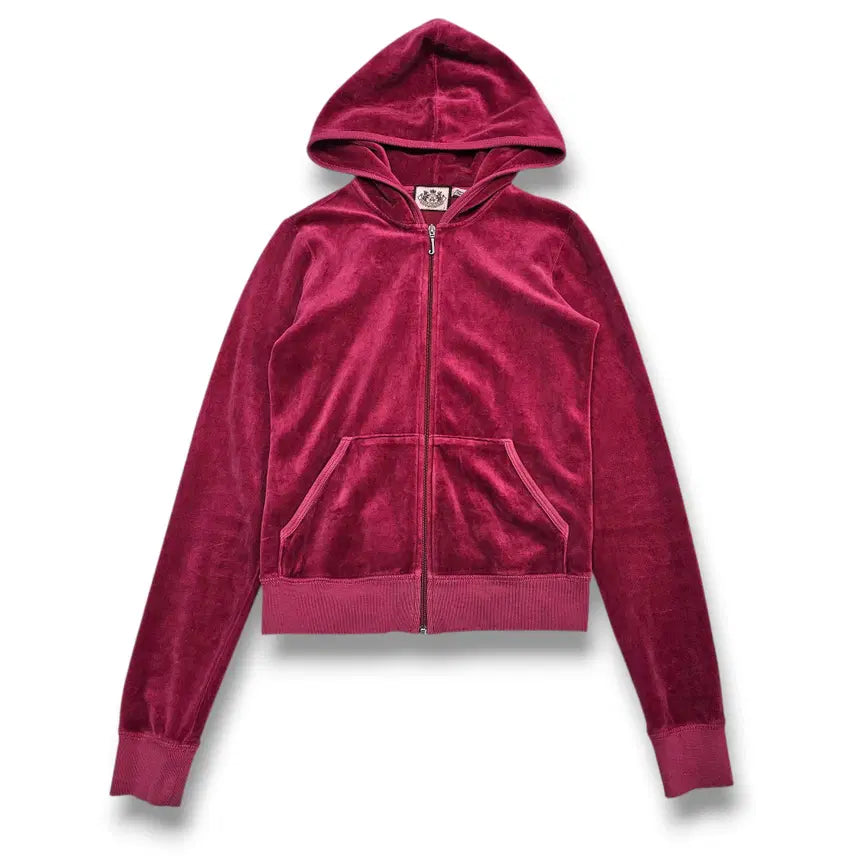[BUNJANG] Juicy Couture Frill Skirt Set Wine / S Juicy Couture 프릴 치마 셋업 와인