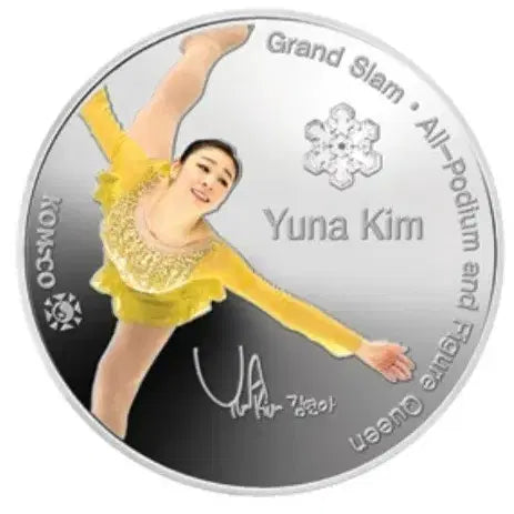[BUNJANG] Yuna Kim Retirement Commemorative 1oz 99.9% Silver Medal / 김연아 은퇴 기념 1oz 99.9% 은메달