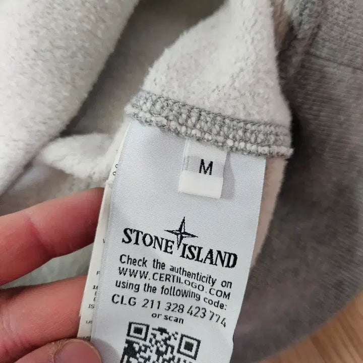 [BUNJANG] Stone Island Gray M Crewneck / 스톤아일랜드 맨투맨 그레이 m