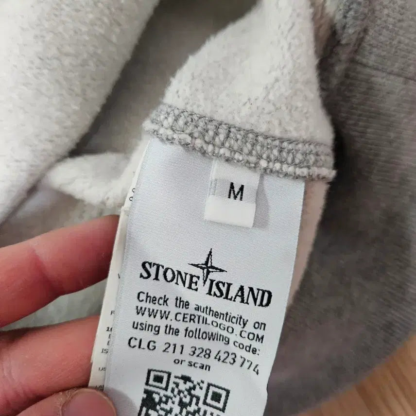 [BUNJANG] Stone Island Gray M Crewneck / 스톤아일랜드 맨투맨 그레이 m