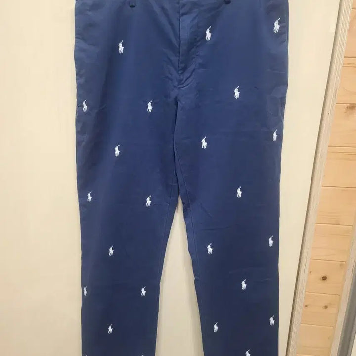[BUNJANG] Polo Ralph Lauren Navy Pony Embroidered Pants / 폴로 랄프로렌 네이비 포니 자수 바지