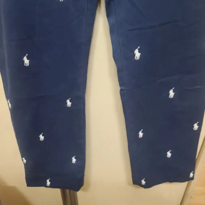 [BUNJANG] Polo Ralph Lauren Navy Pony Embroidered Pants / 폴로 랄프로렌 네이비 포니 자수 바지
