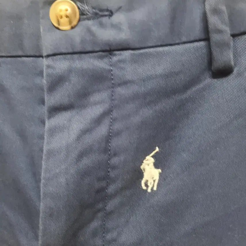 [BUNJANG] Polo Ralph Lauren Navy Pony Embroidered Pants / 폴로 랄프로렌 네이비 포니 자수 바지
