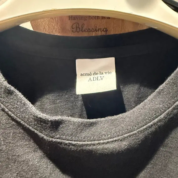[BUNJANG] Acme De La Vie Black Printed T-shirt / 아크메드라비 반팔티 판매합니다