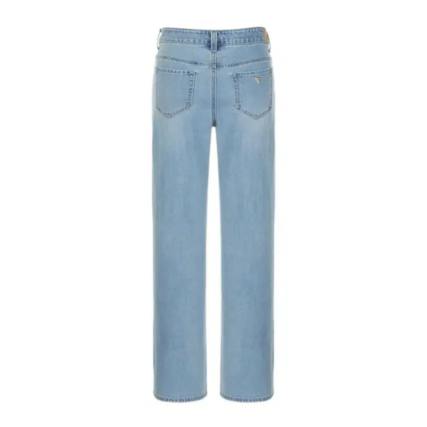 [BUNJANG] Guess Wide LBL Low-Rise Denim Jeans (Light Wash) / 게스 와이드 LBL 저온스 데님 연청 청바지