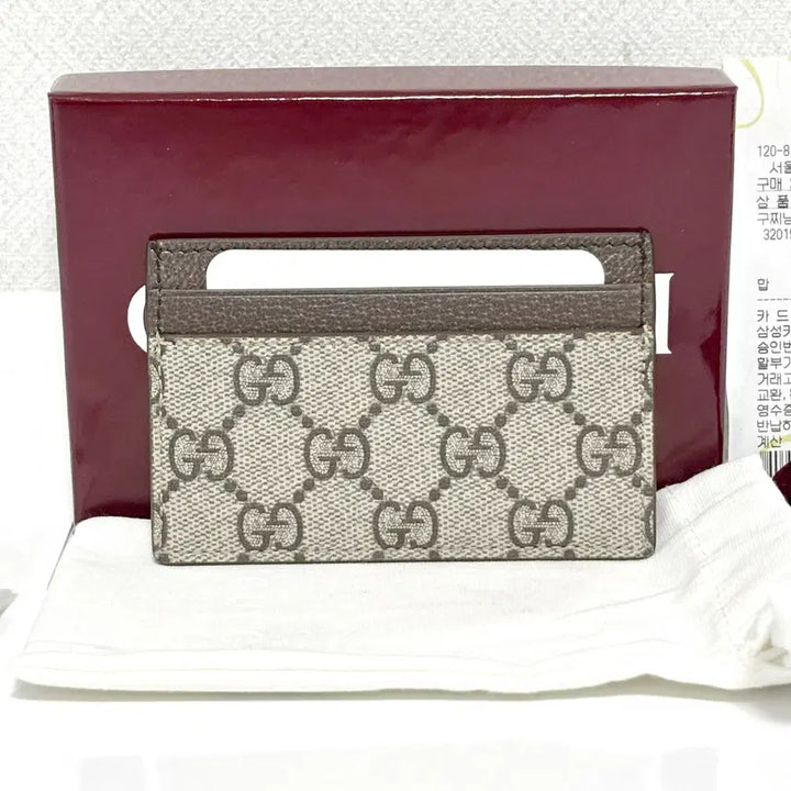 [BUNJANG] Gucci GG Marmont Bicolor Card Case / [N급/백화점] 구찌 GG 마몽 바이컬러 카드지갑