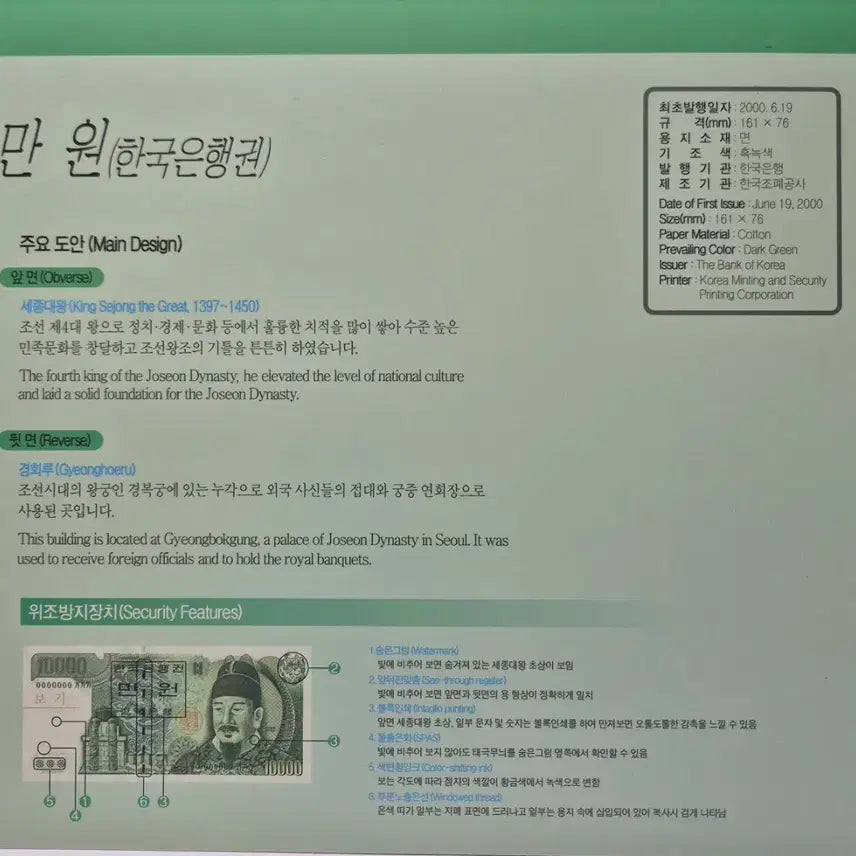 [SOLD OUT] 2006 한국은행 연결형 은행권 1만원권 2장