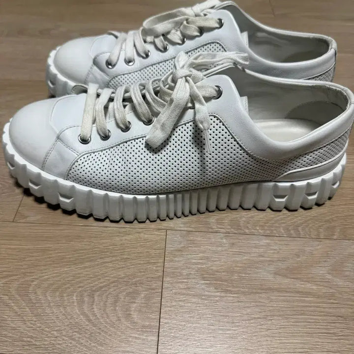 [BUNJANG] Hermes Cross Sneakers White / [41.5] 에르메스 크로스 스니커즈 화이트