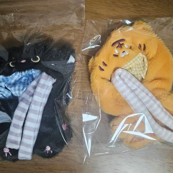 [BUNJANG] 10cm Doll Cat and Tiger Costume Bundle Set / 10cm 우주복 고양이, 호랑이 일괄