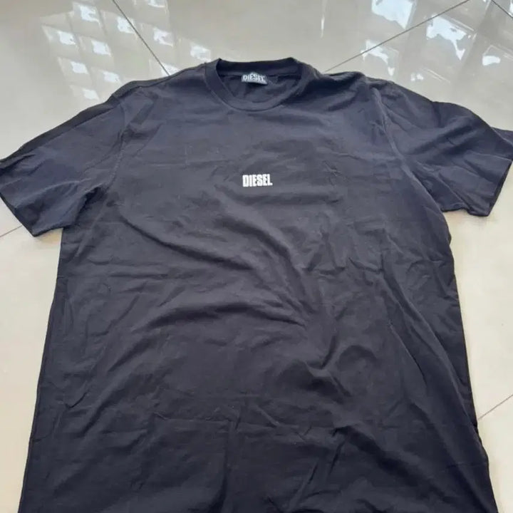 [BUNJANG] Diesel Simple Logo T-shirt Black / [XXL] 디젤 심플 로고 티셔츠 블랙